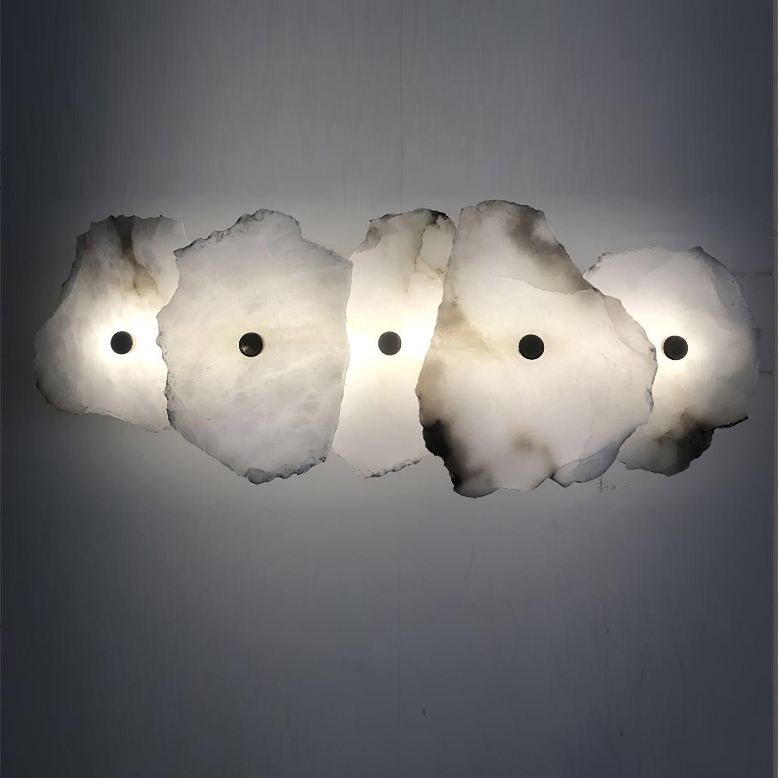 Elmsborne Alabaster Indoor Wall Light