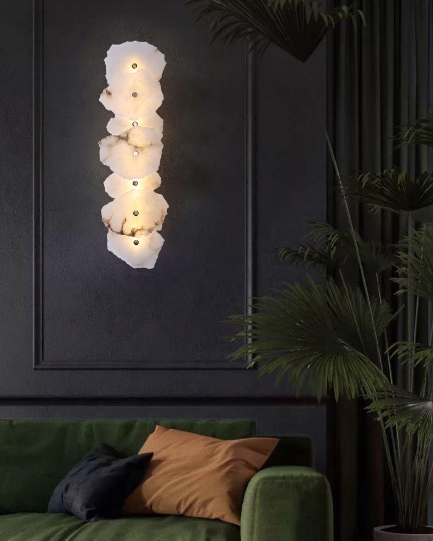 Elmsborne Alabaster Indoor Wall Light