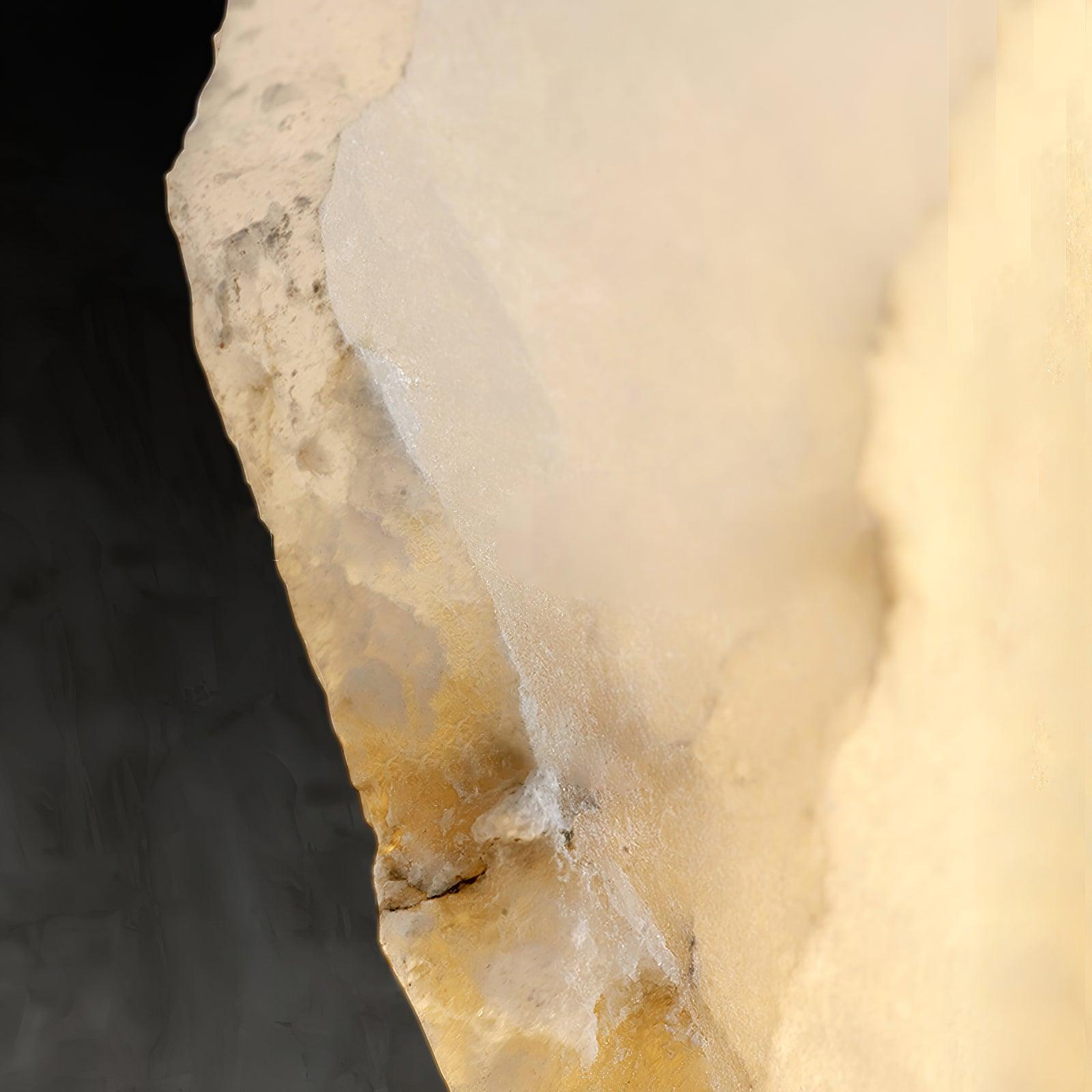 Nivarelia Alabaster Plug-in Wall Lamp