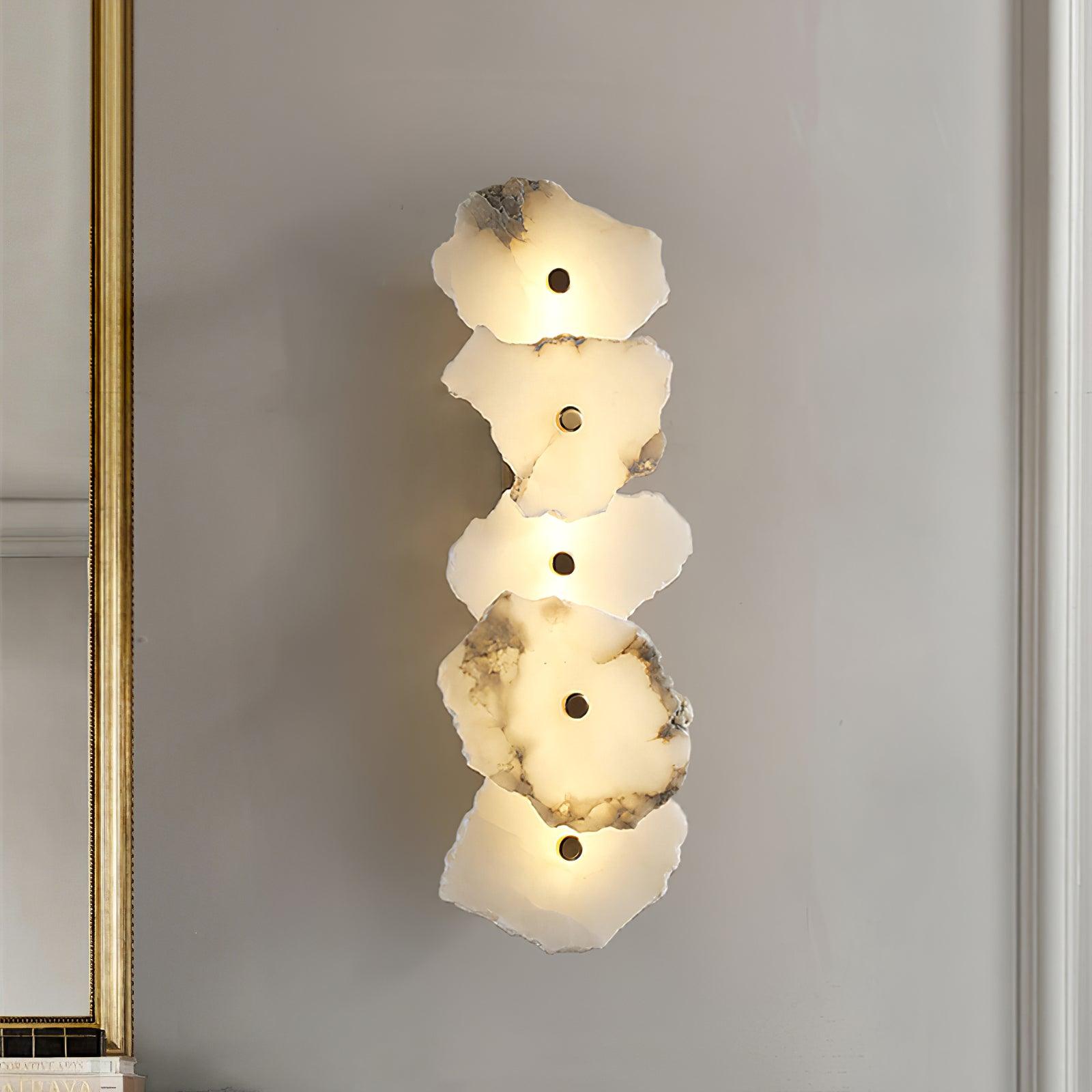Elmsborne Alabaster Indoor Wall Light