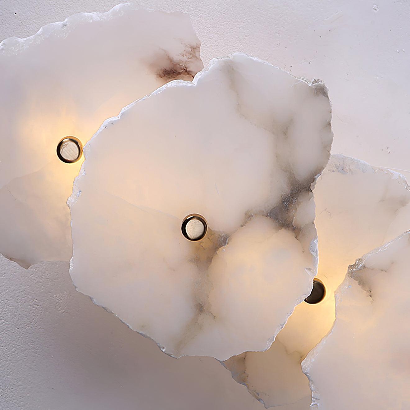 Nivarelia Alabaster Plug-in Wall Lamp