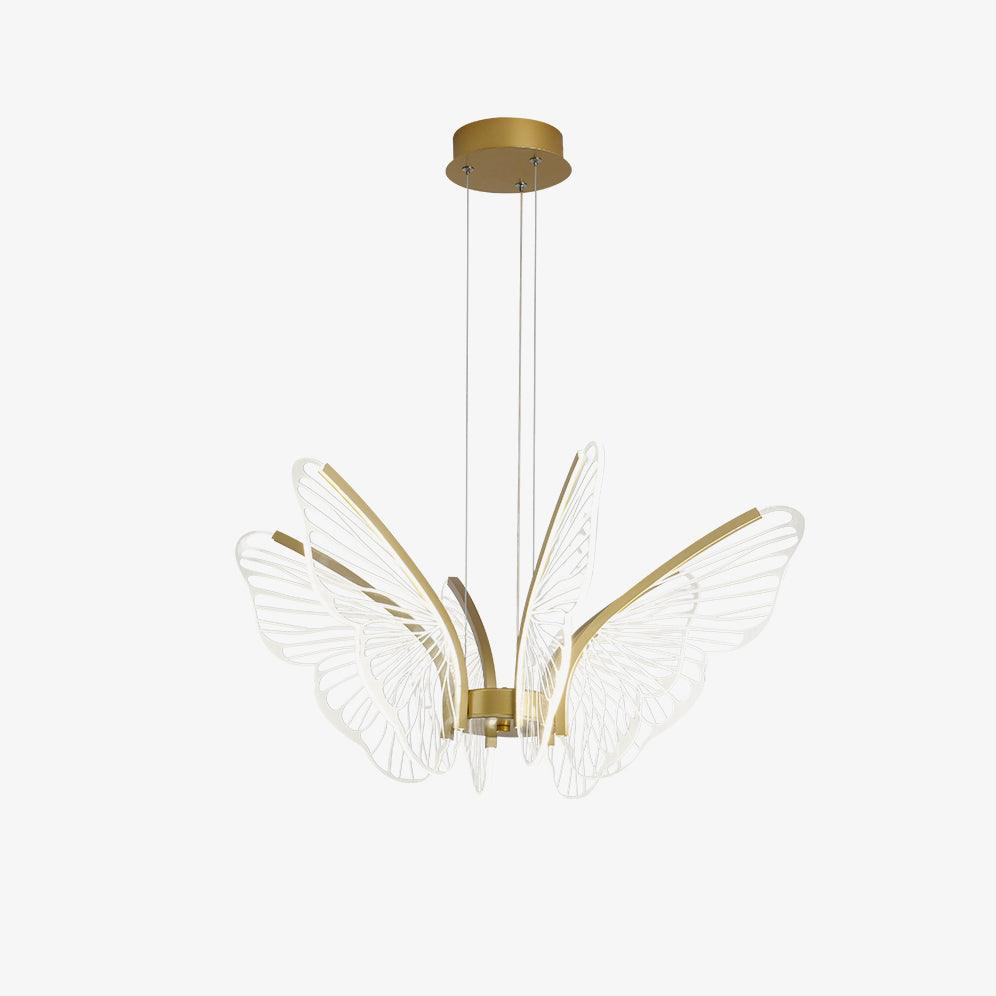 Zorvi Chandelier Butterfly Wing Crystal