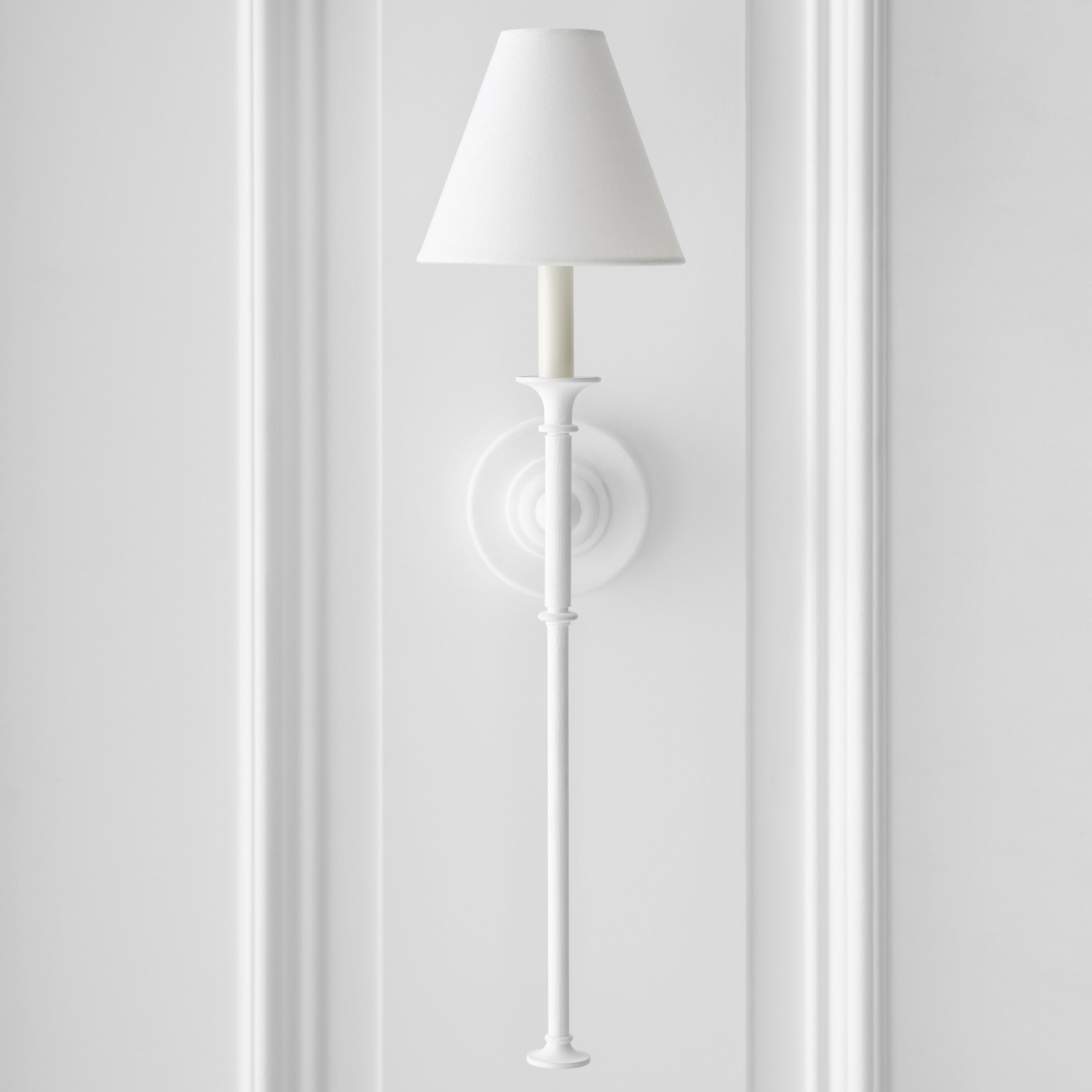 Cygnus Modern Minimalist Traditional Black Fabric Wall Lamp - Neutral Decor