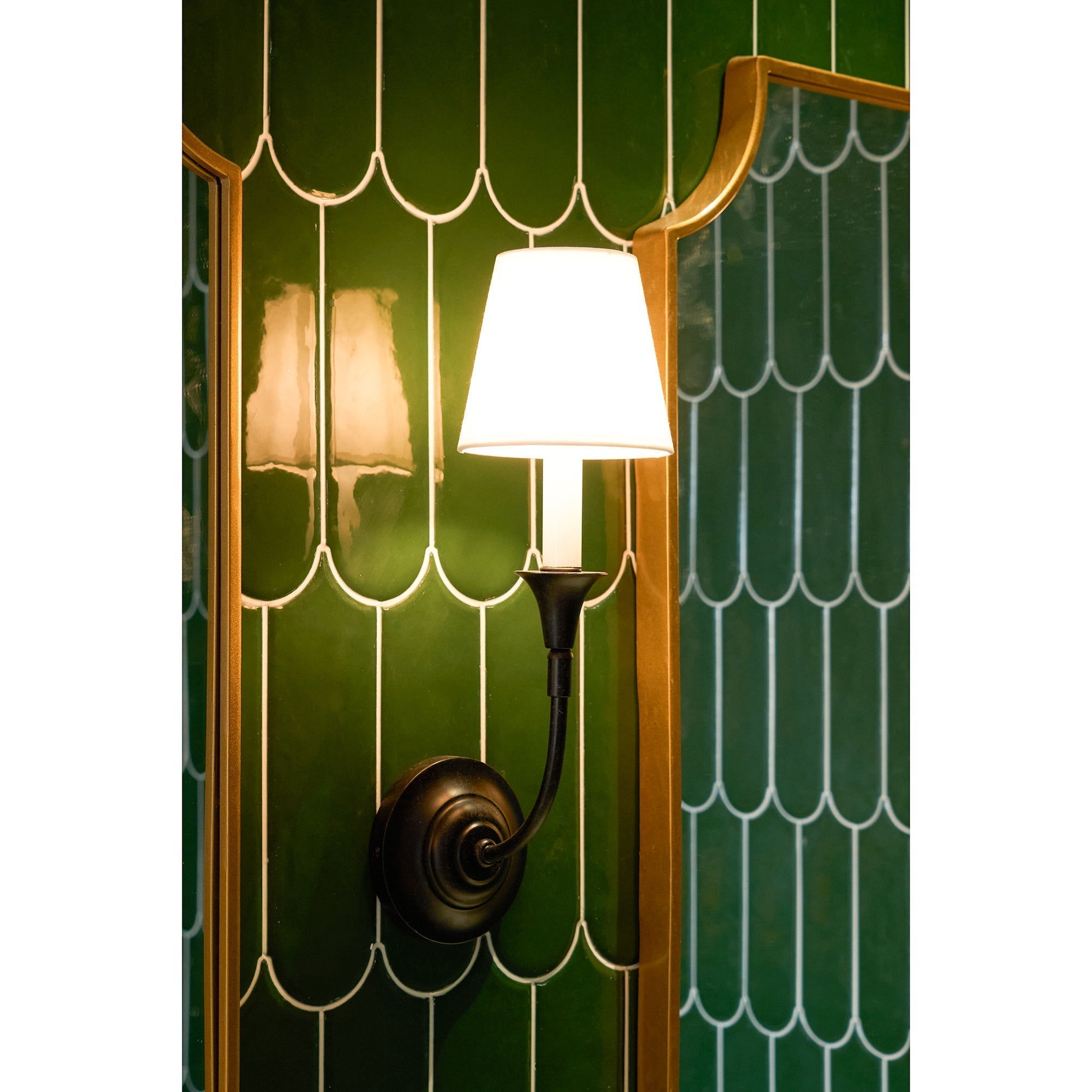 Cygnus Modern Minimalist Traditional Black Fabric Wall Lamp - Neutral Decor