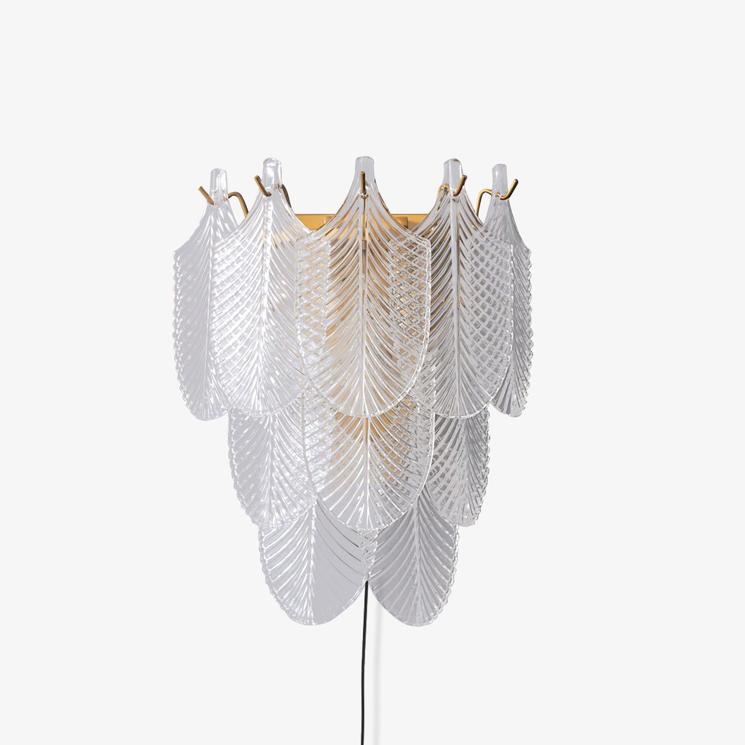 Celoaine Wall Sconce Brass Murano Glass