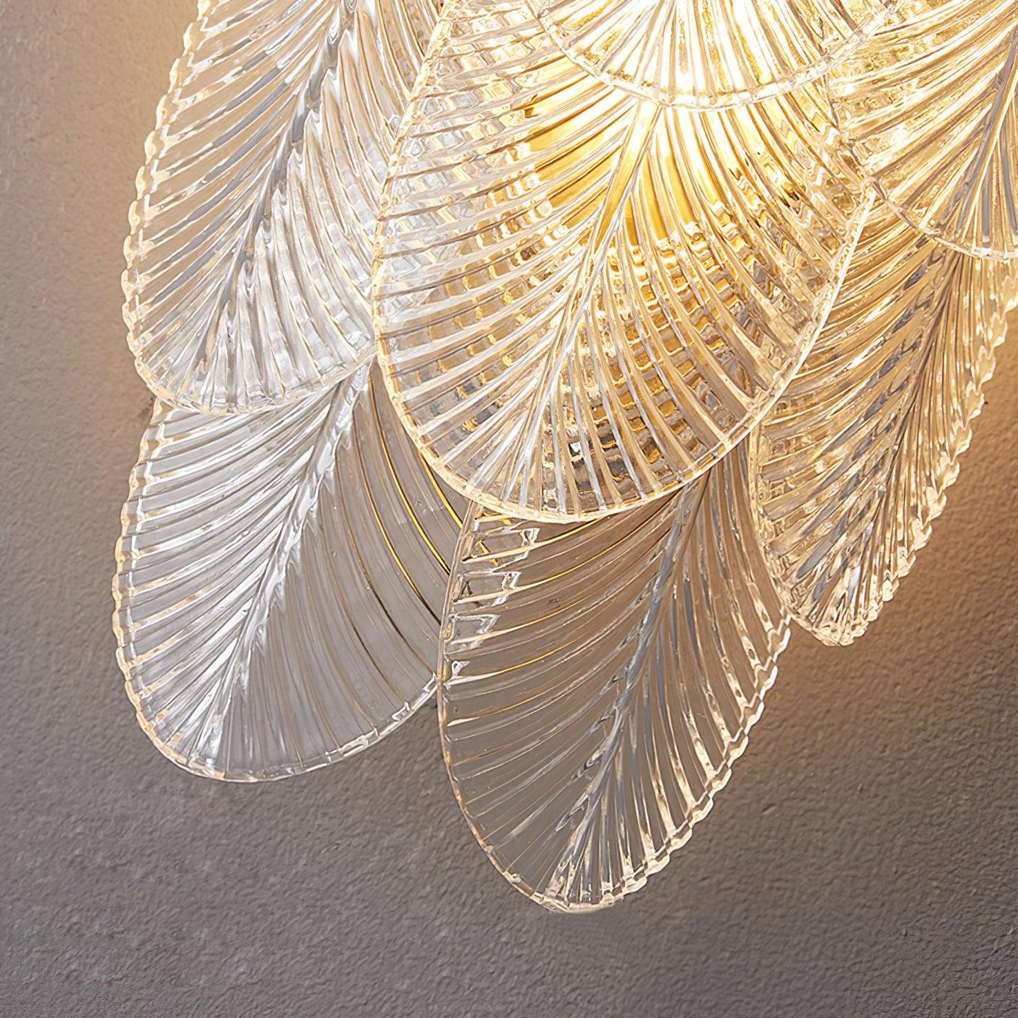 Celoaine Wall Sconce Brass Murano Glass