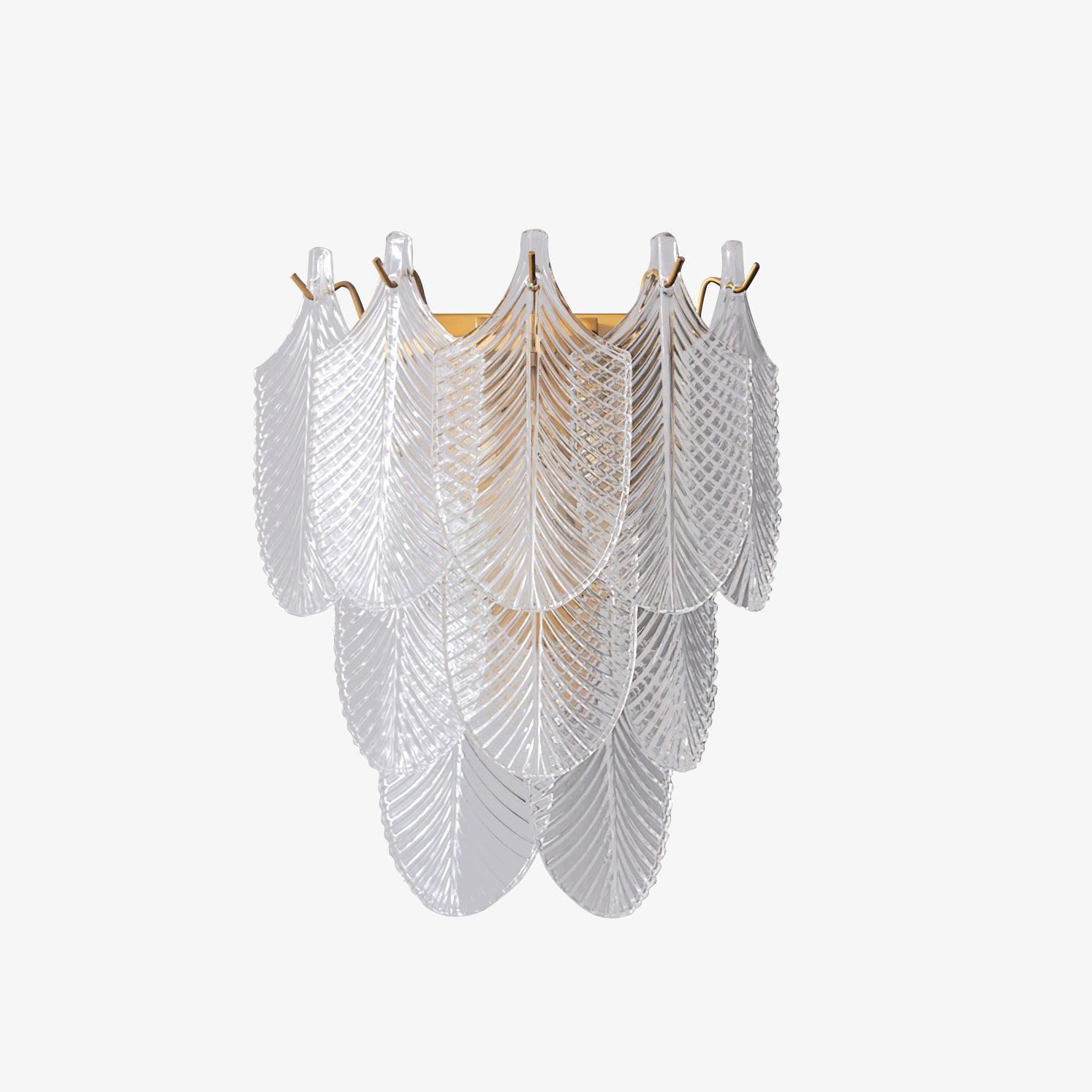 Celoaine Wall Sconce Brass Murano Glass