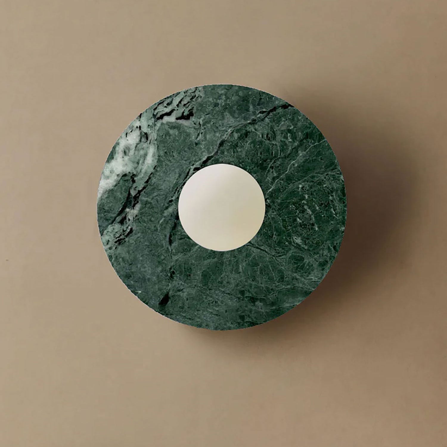 Neranenne Round Stone Disc Wall Sconce