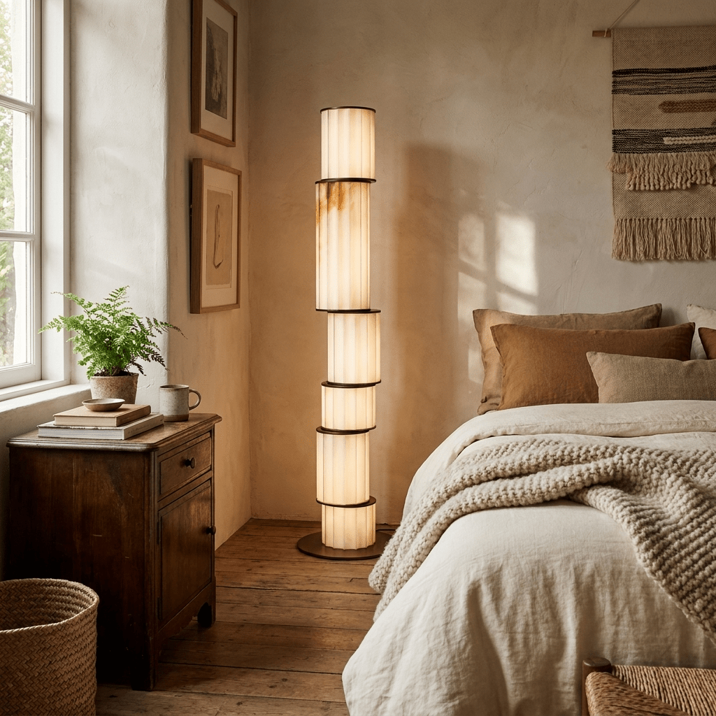 Eirirena Alabaster Floor Lamp