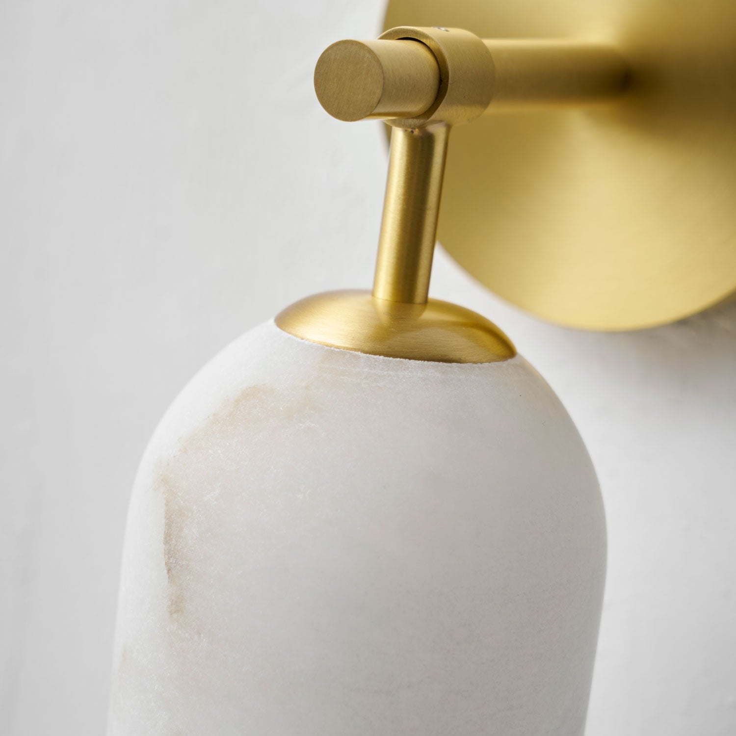 Beaustead Pillar Alabaster Indoor Wall Light