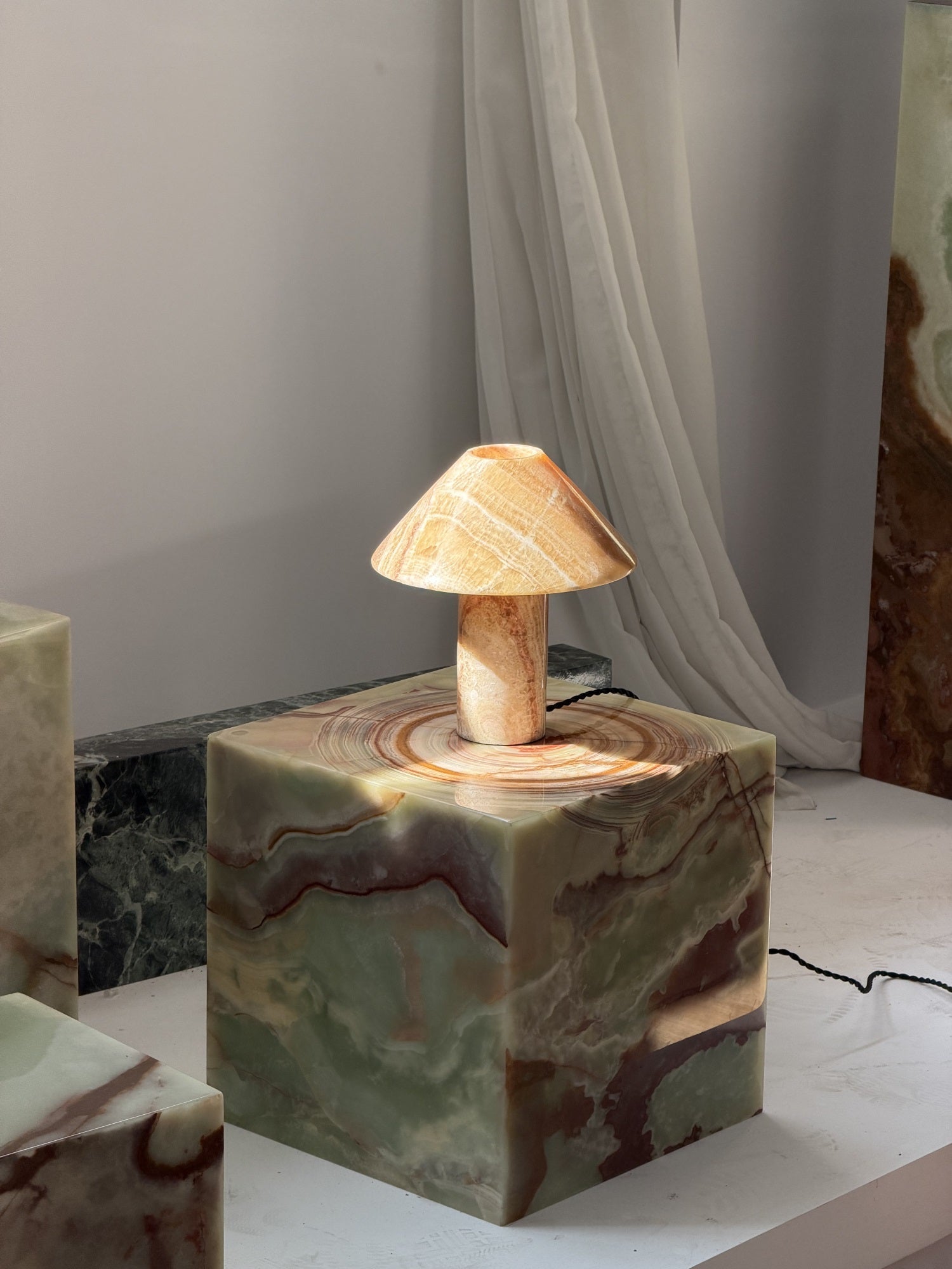 Pillar Stone Table Light