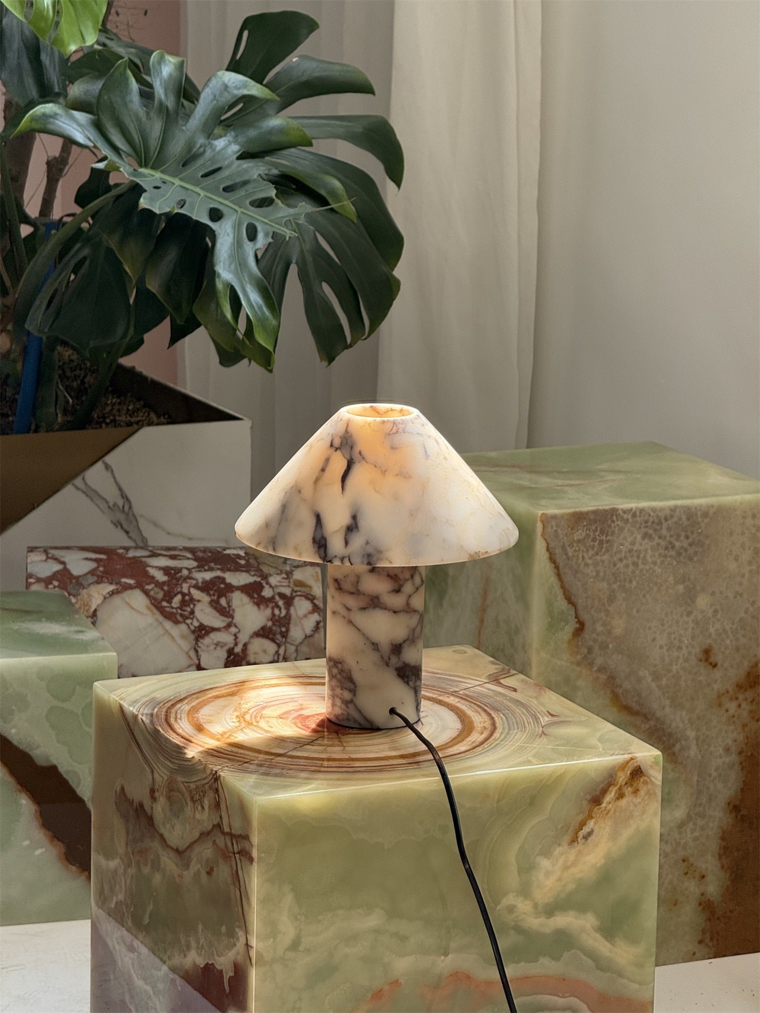Pillar Stone Table Light