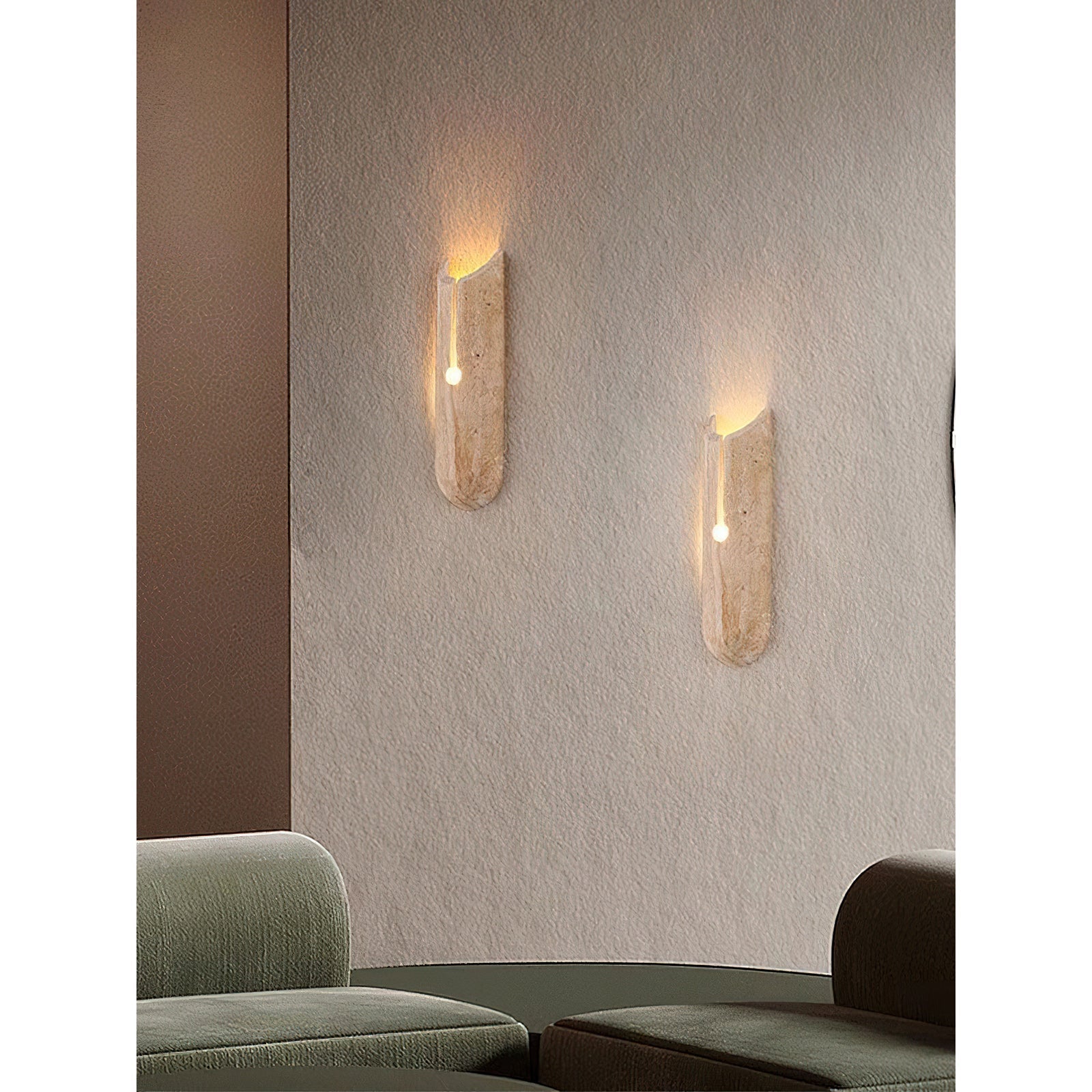 Olnorila Travertine Wall Lamp