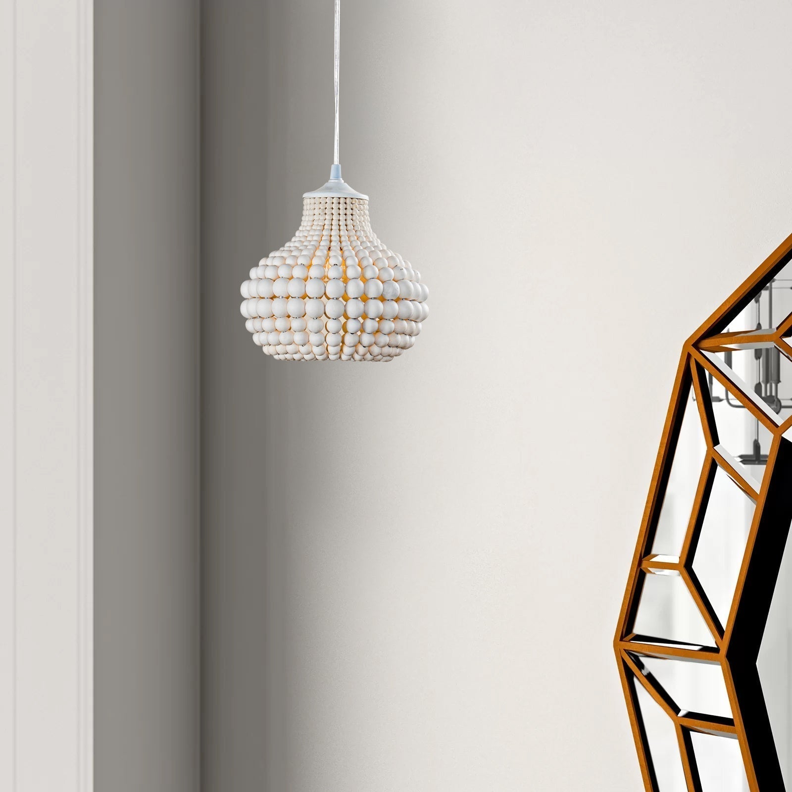Avenelette Beaded Pendant Lamp