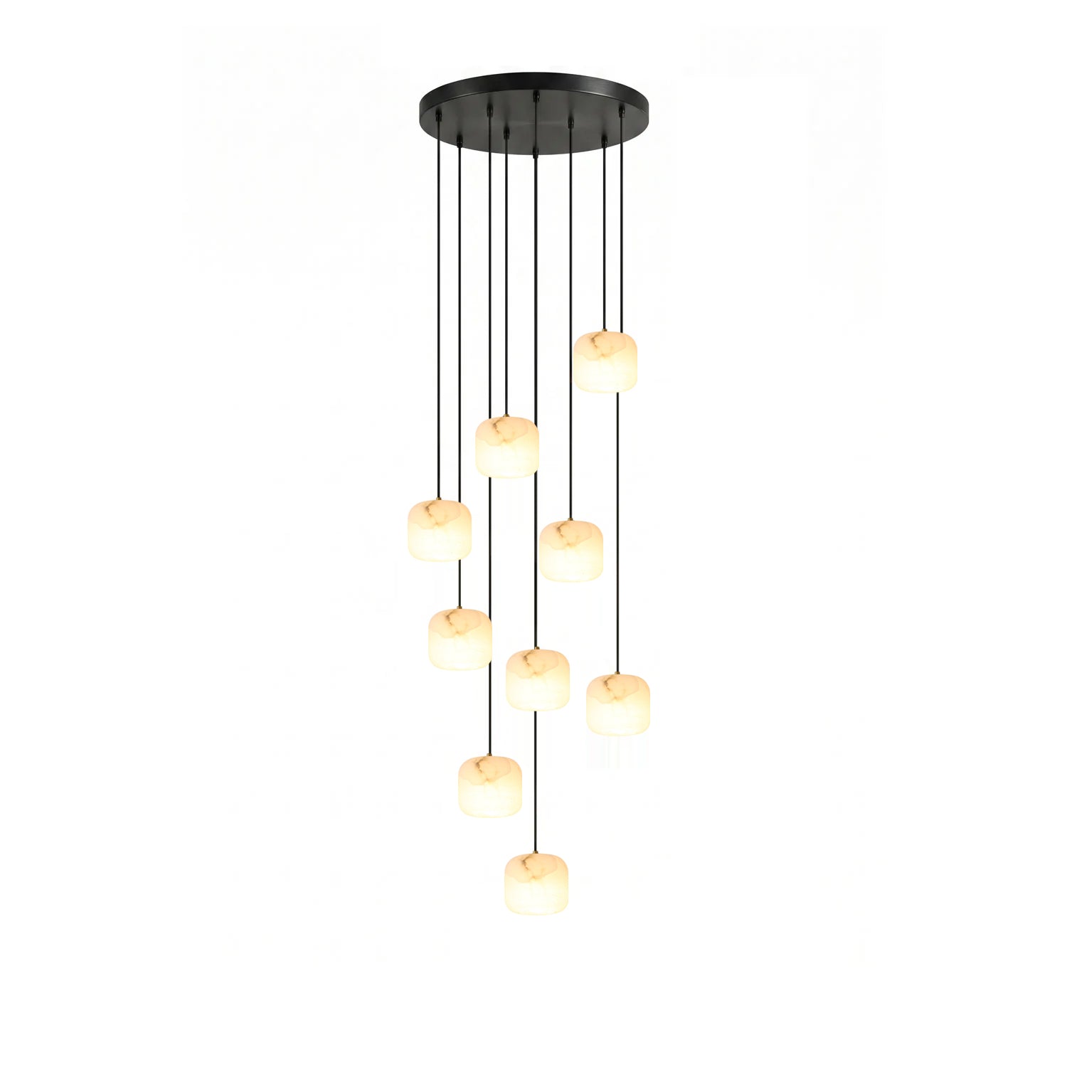 Serelle Alabaster Cluster Chandelier