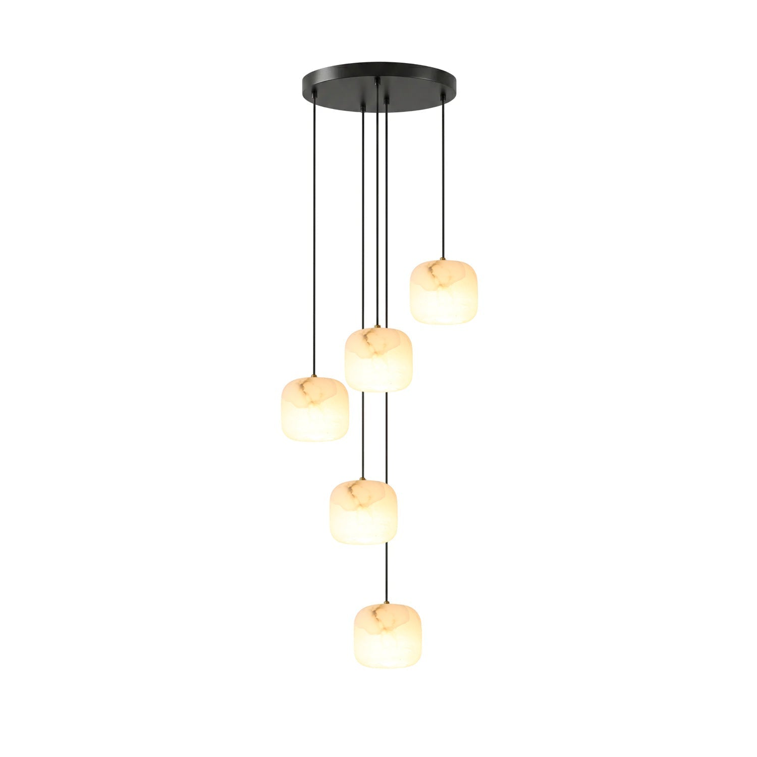 Serelle Alabaster Cluster Chandelier