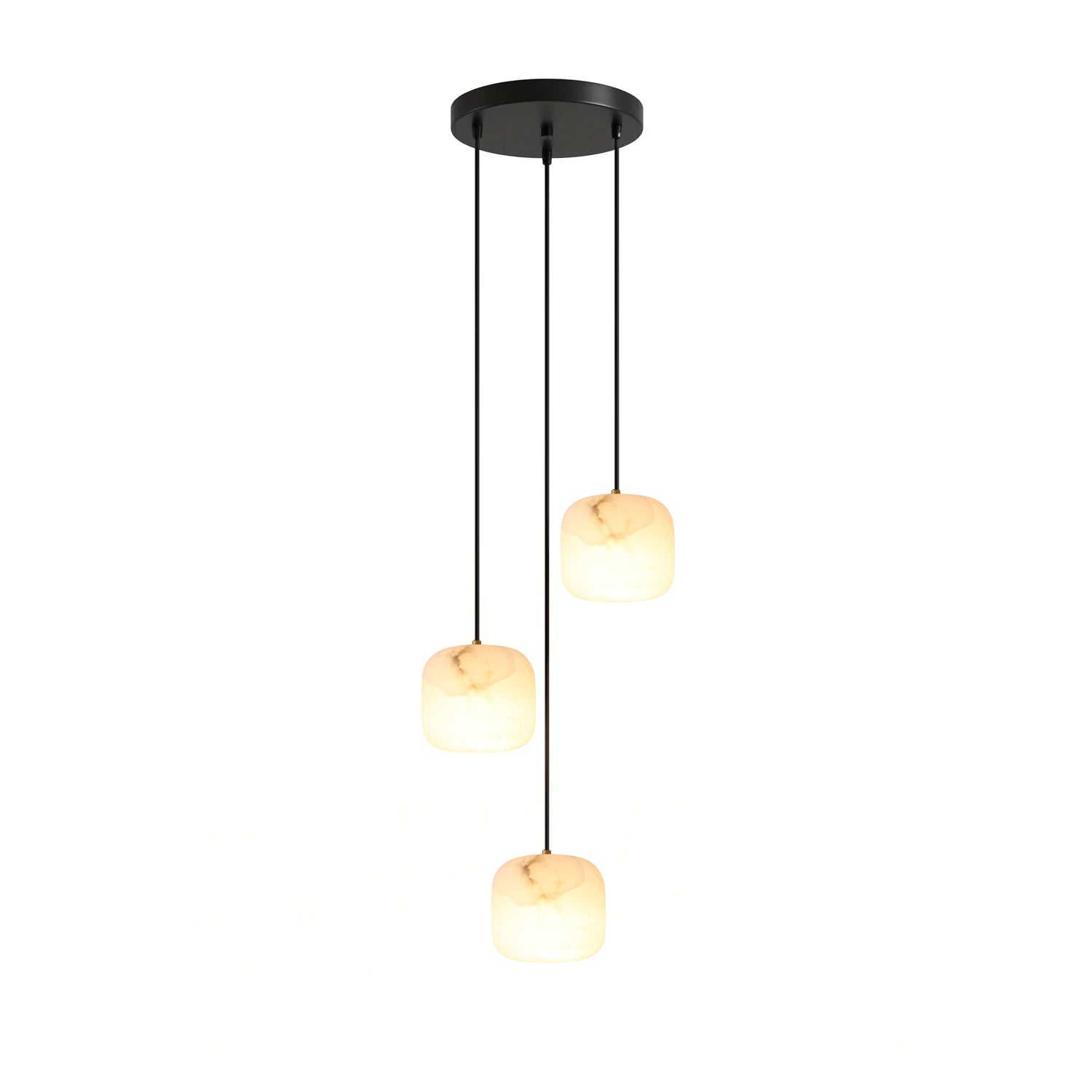 Serelle Alabaster Cluster Chandelier