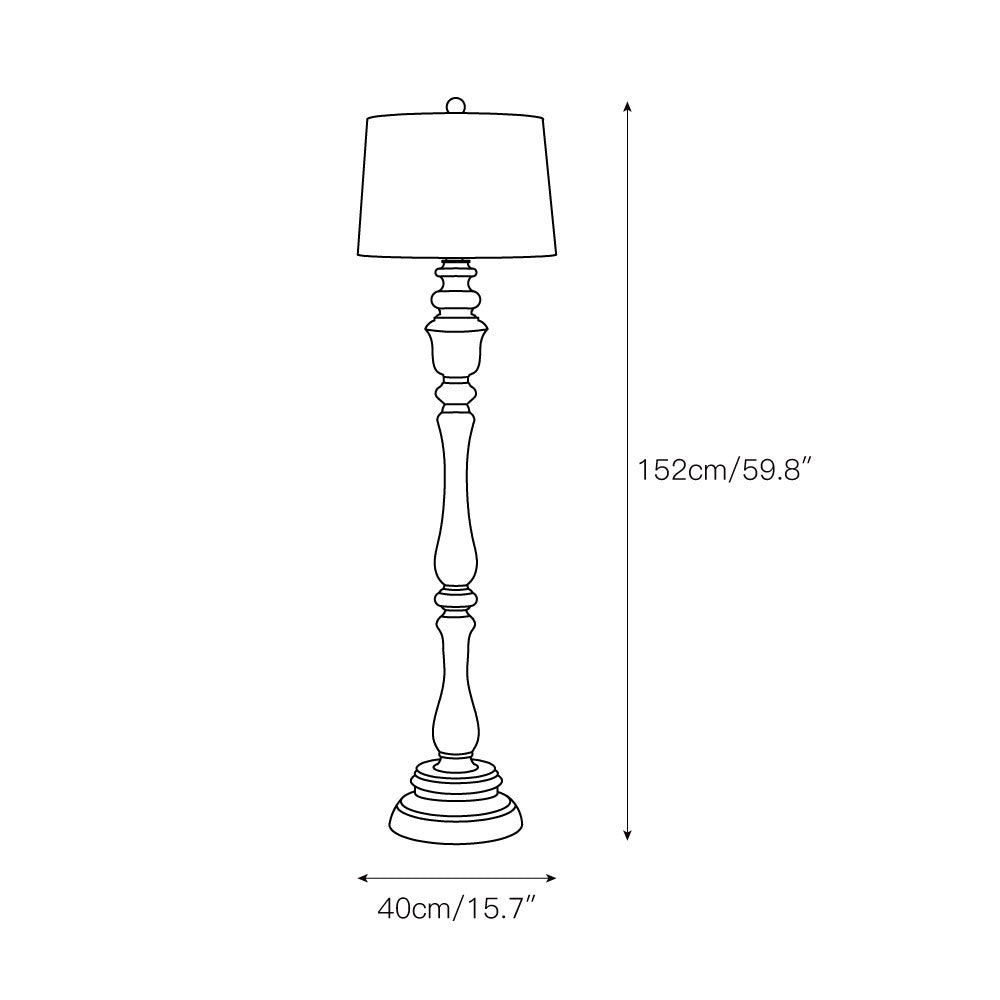 Steppy Traditional Floor Lamp