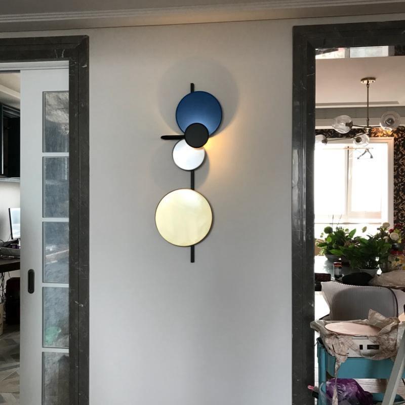 Mirq Wall Lamp Magnetic Discs Artistic
