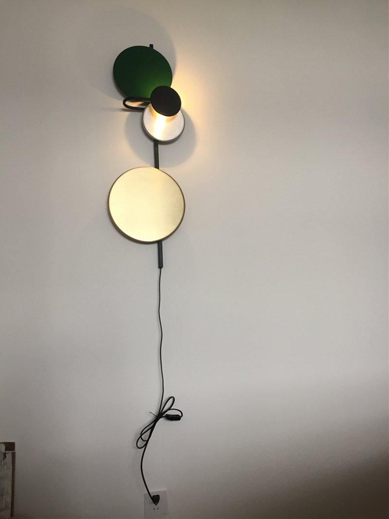 Mirq Wall Lamp Magnetic Discs Artistic