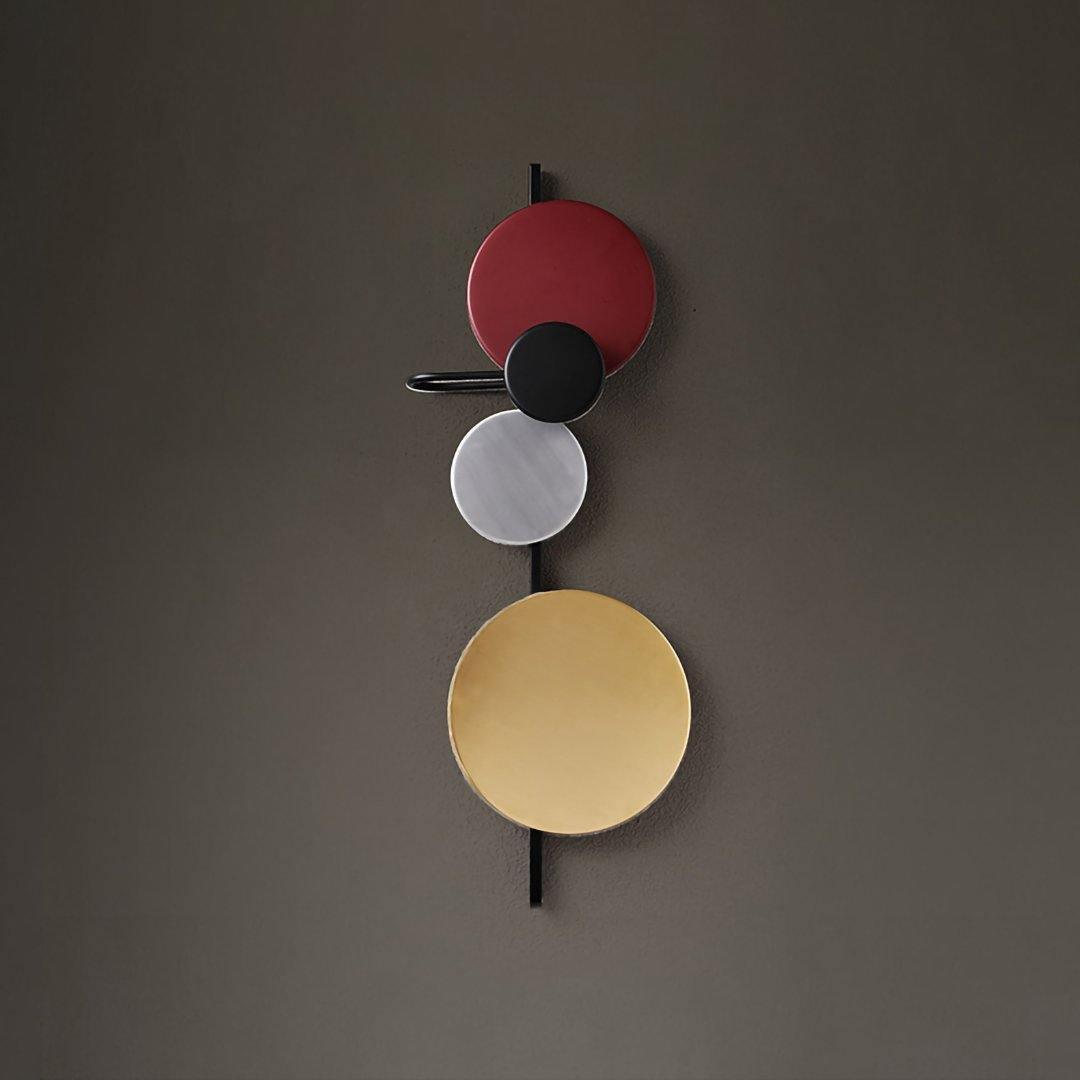 Mirq Wall Lamp Magnetic Discs Artistic