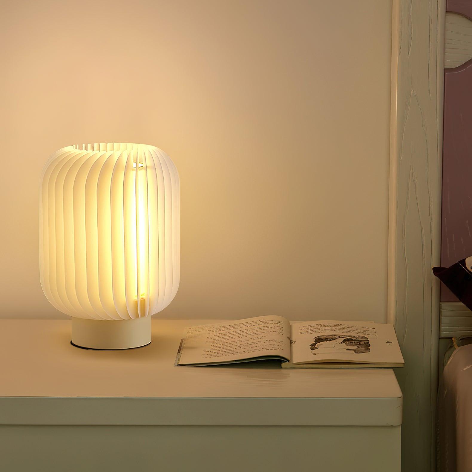Thal Organic Pleated Table Lamp