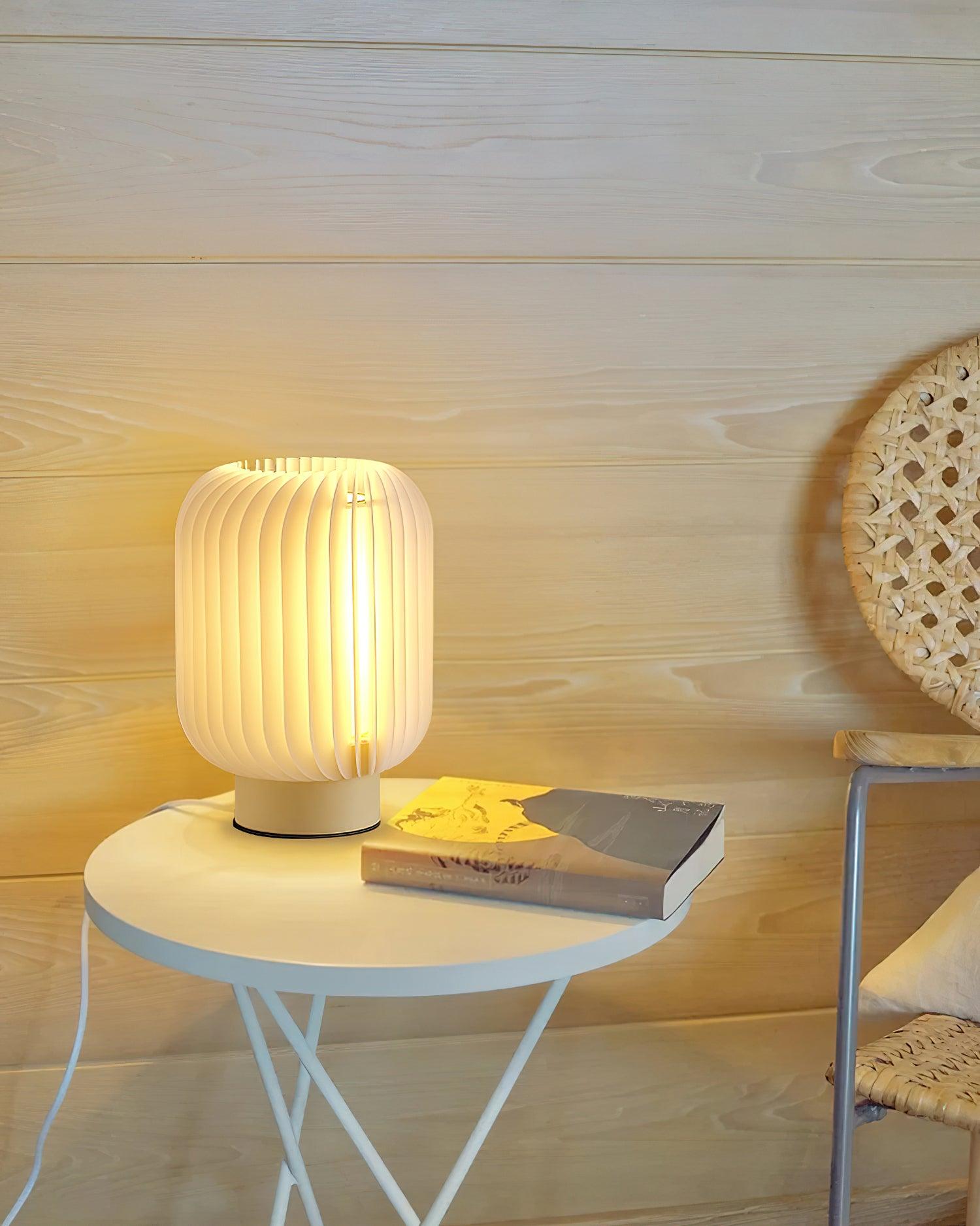 Thal Organic Pleated Table Lamp