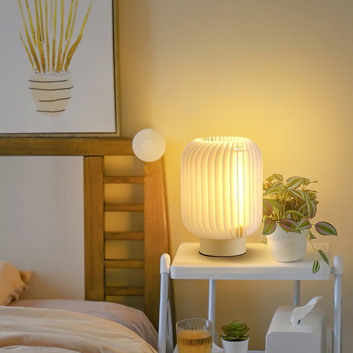 Thal Organic Pleated Table Lamp