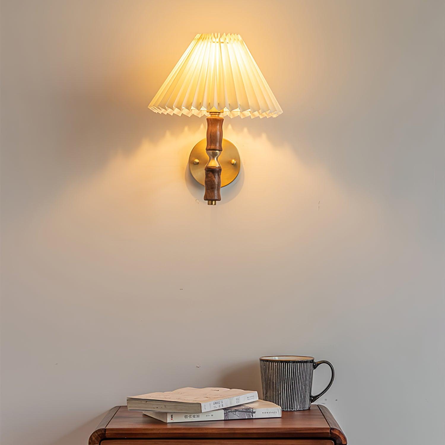 Lucienne Walnut Indoor Wall Light