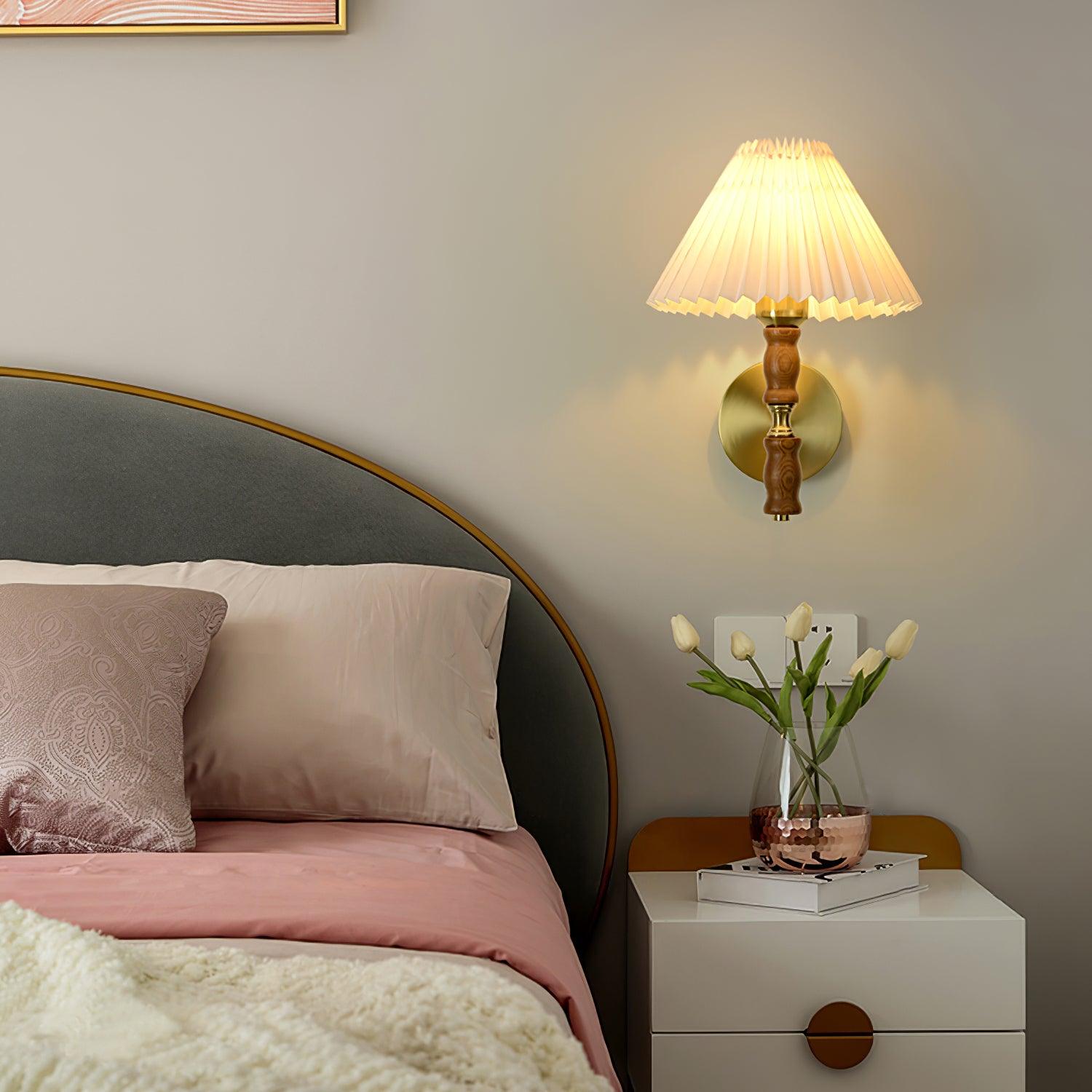 Lucienne Walnut Indoor Wall Light