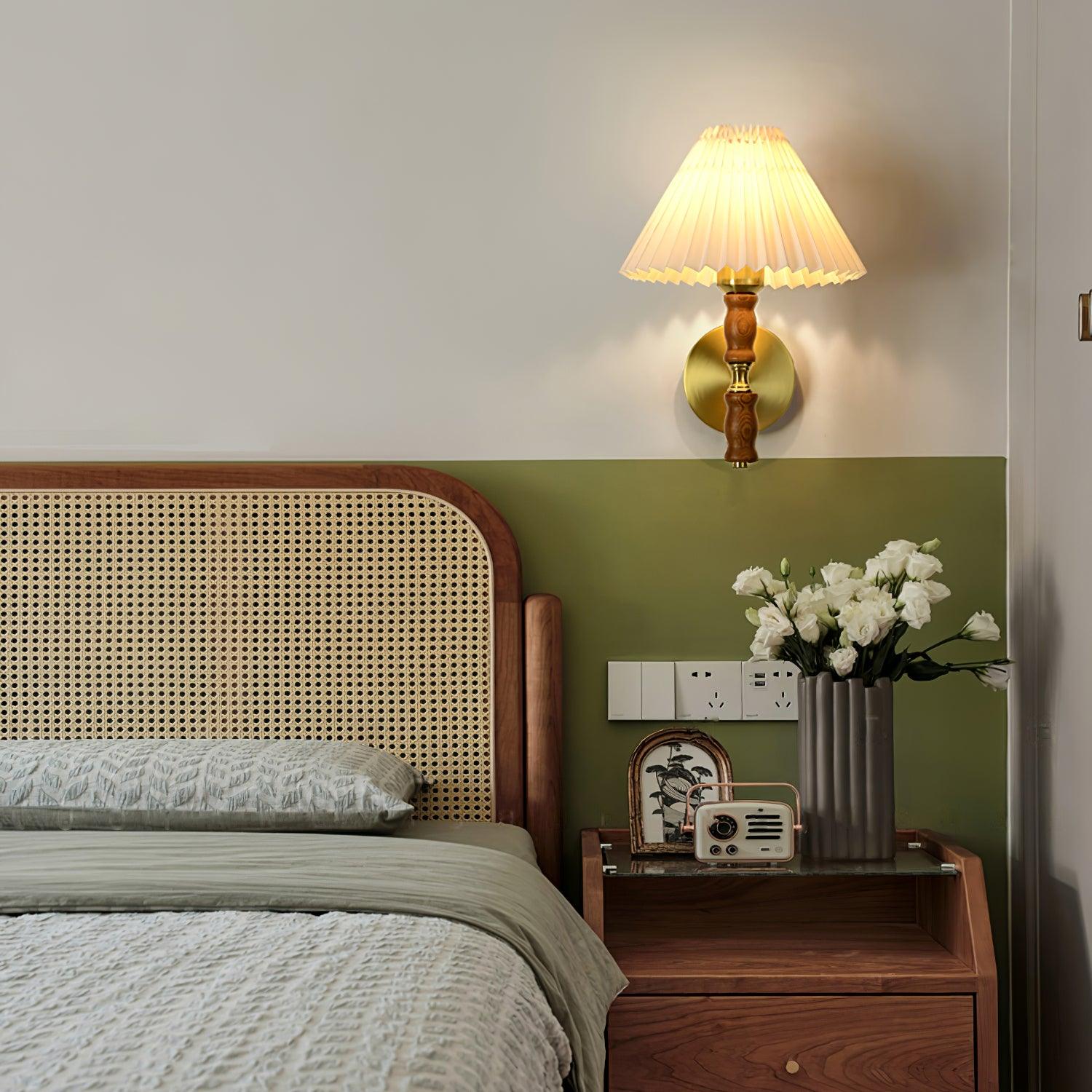 Lucienne Walnut Indoor Wall Light