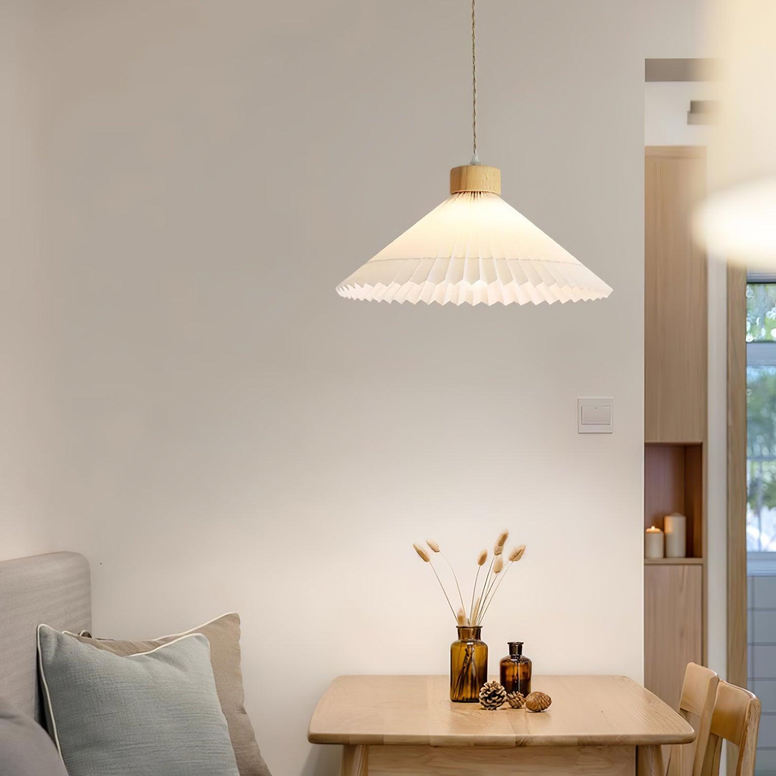 Flora Modern Wood Pendant Light - Neutral Decor