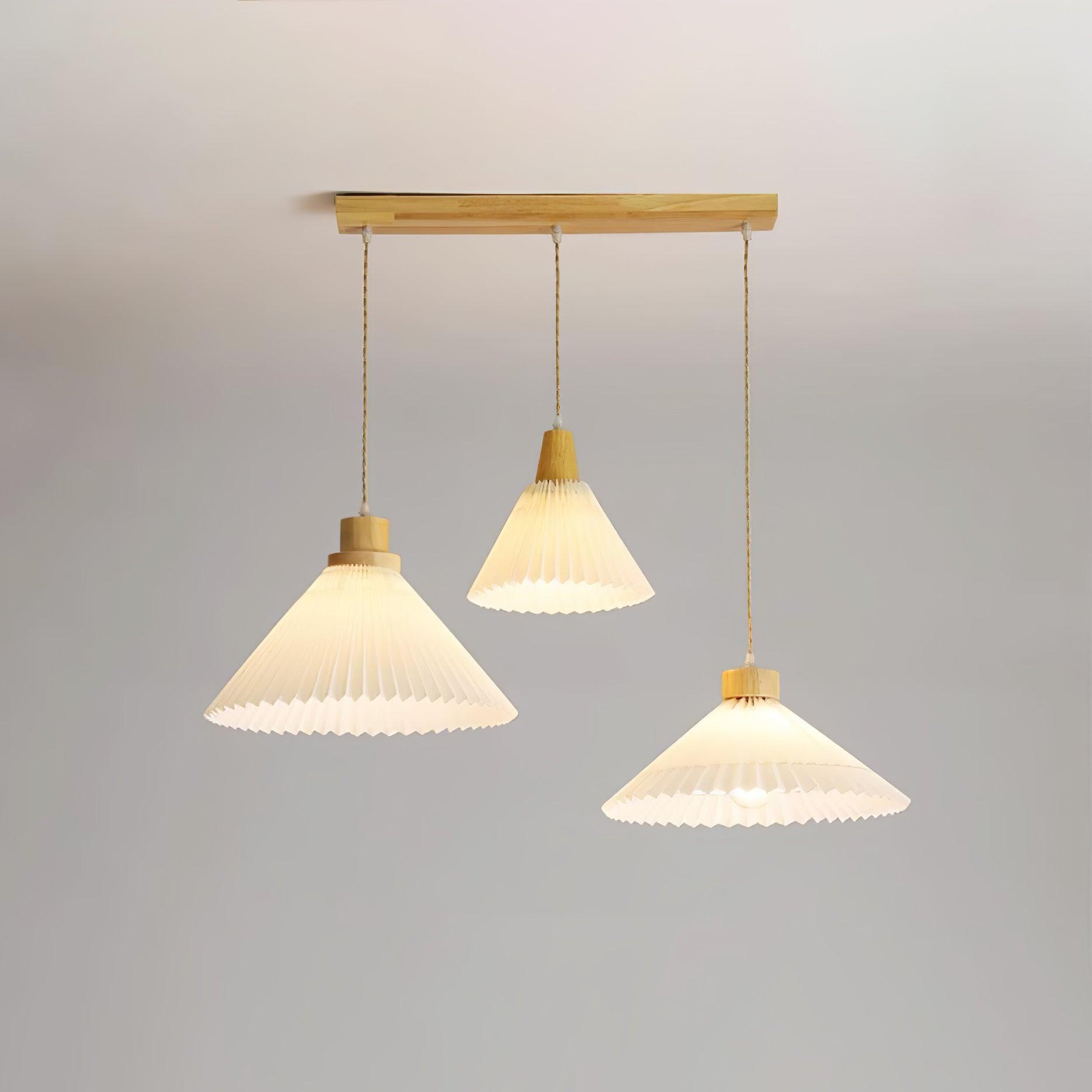 Flora Modern Wood Pendant Light - Neutral Decor