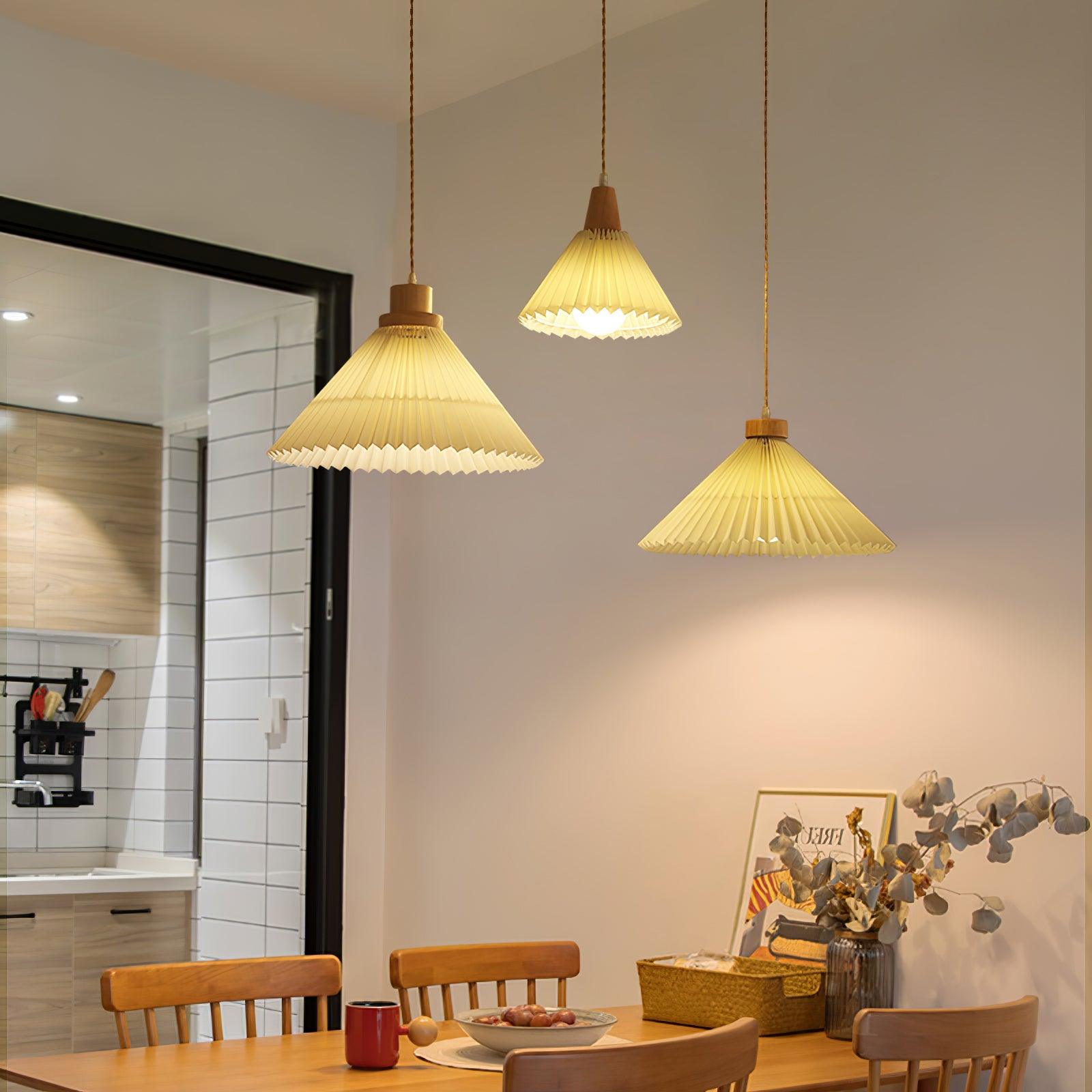 Flora Modern Wood Pendant Light - Neutral Decor