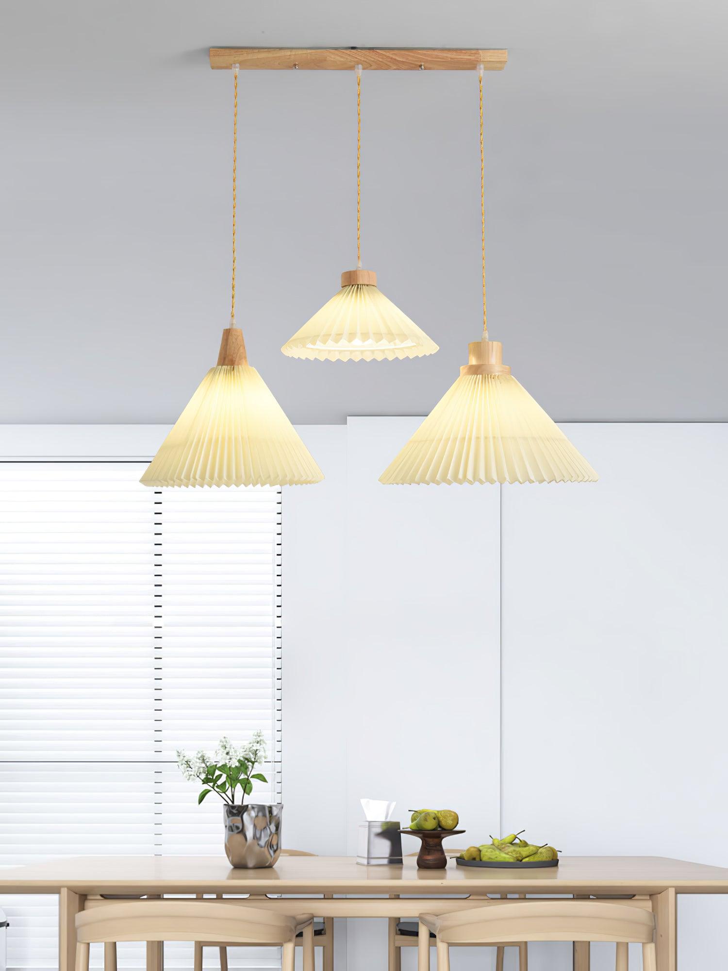 Flora Modern Wood Pendant Light - Neutral Decor