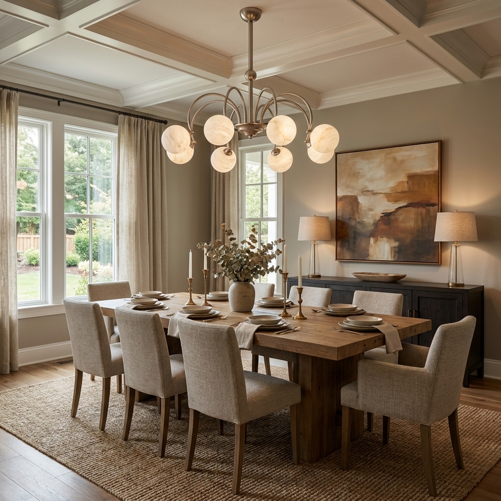 Norcombe Alabaster Chandelier