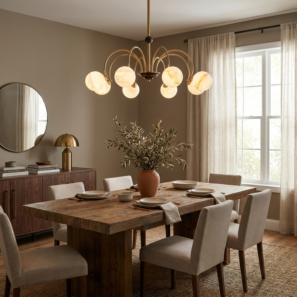 Norcombe Alabaster Chandelier