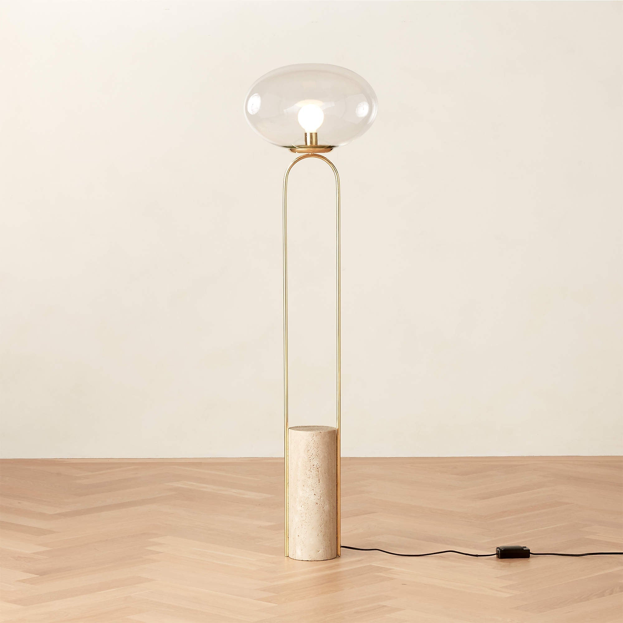 Haloroy Marble Floor Lamp