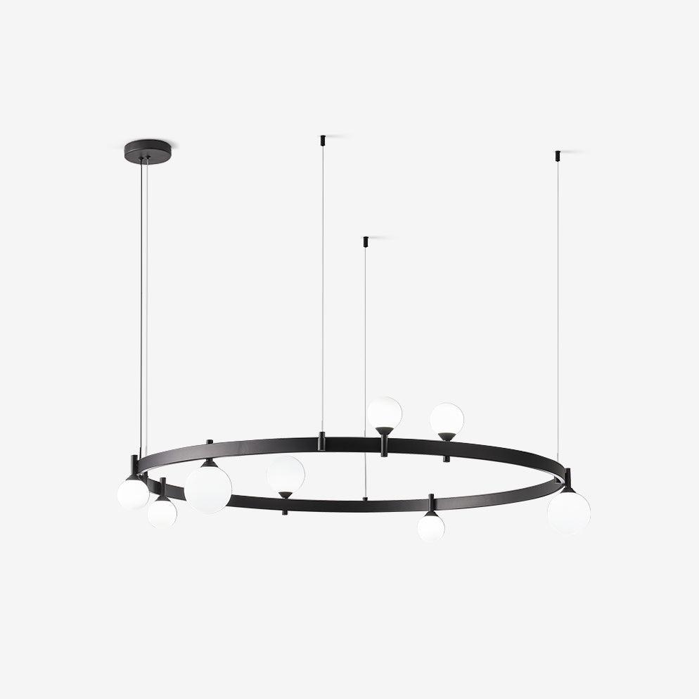 Orel Pendant Lamp Round Black Ring