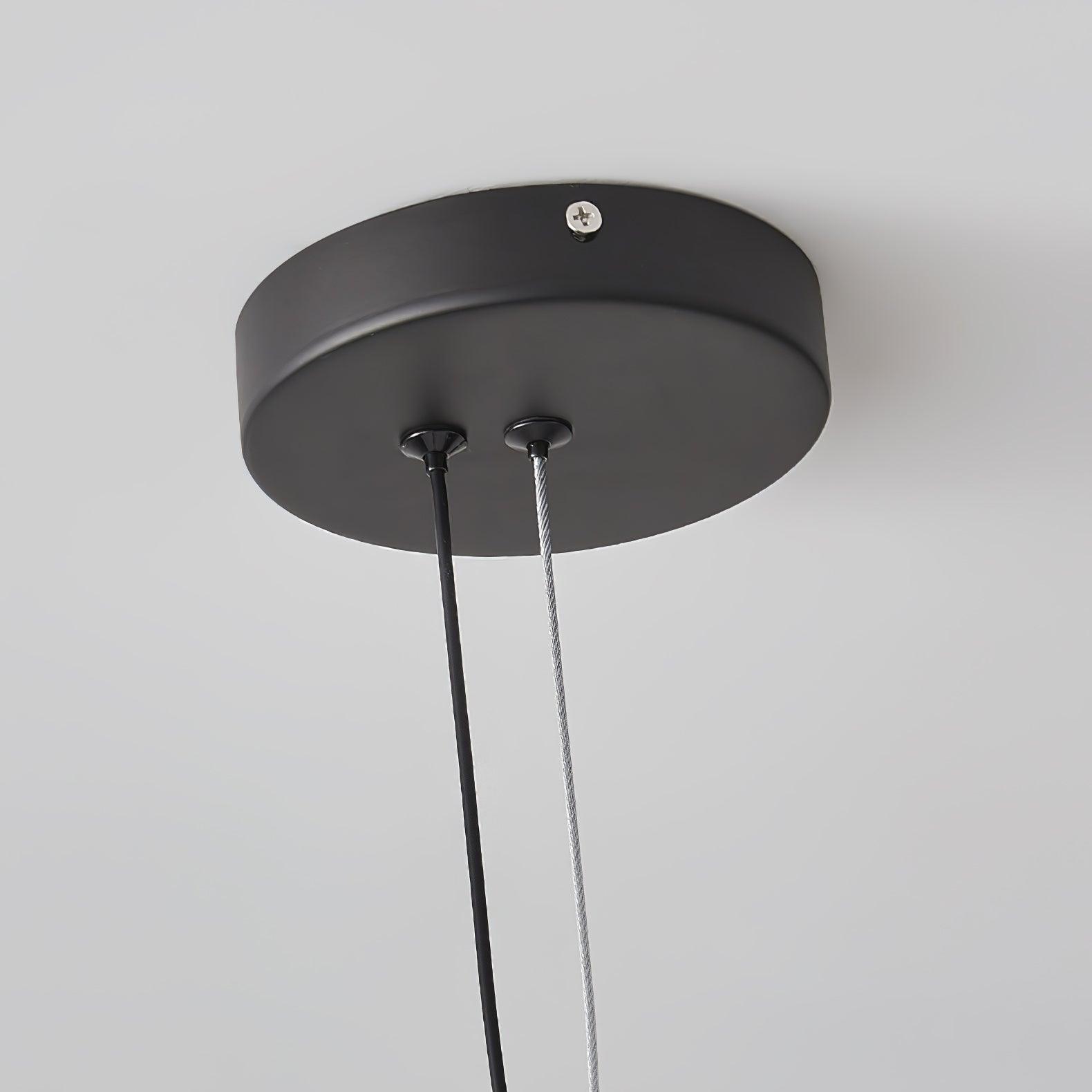 Orel Pendant Lamp Round Black Ring