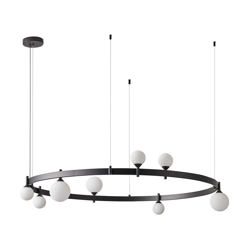 Orel Pendant Lamp Round Black Ring