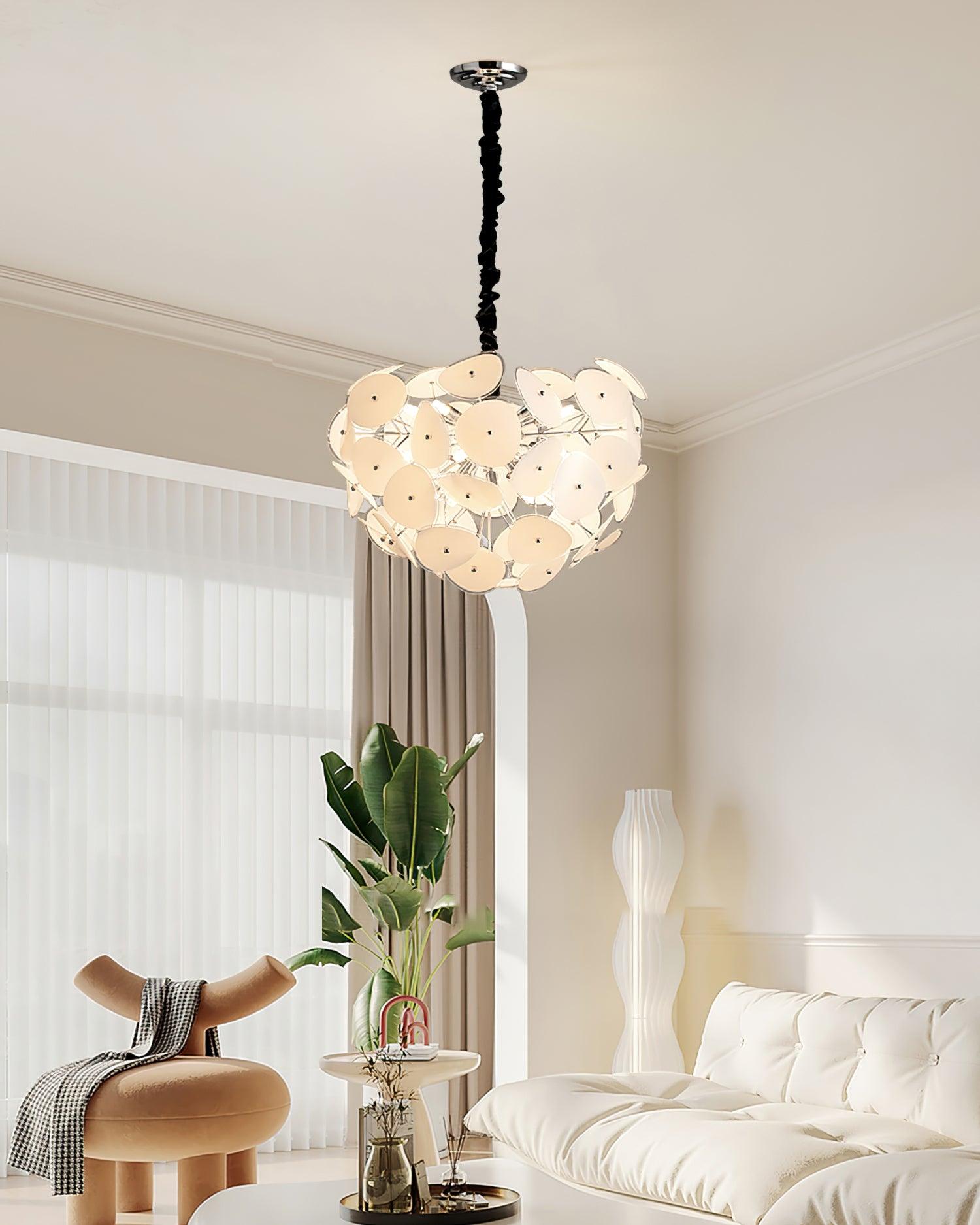 Orcariol Futuristic Glass Chandelier
