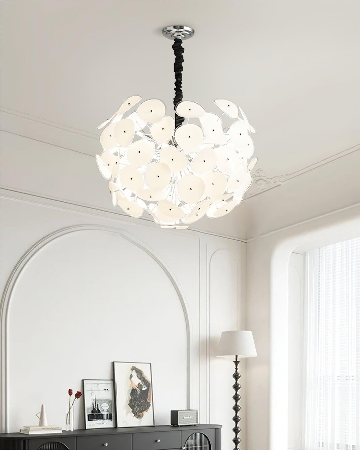 Orcariol Futuristic Glass Chandelier