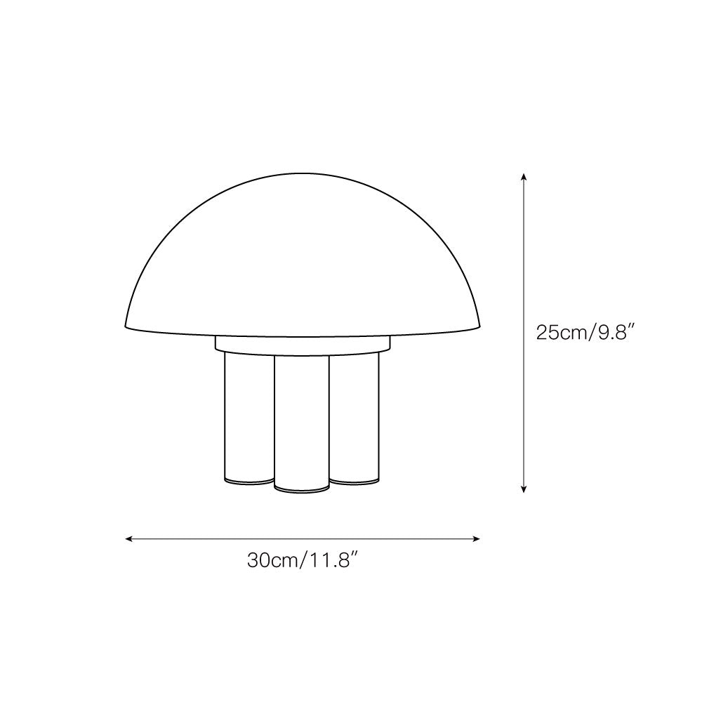 Turbiny Alabaster Table Lamp
