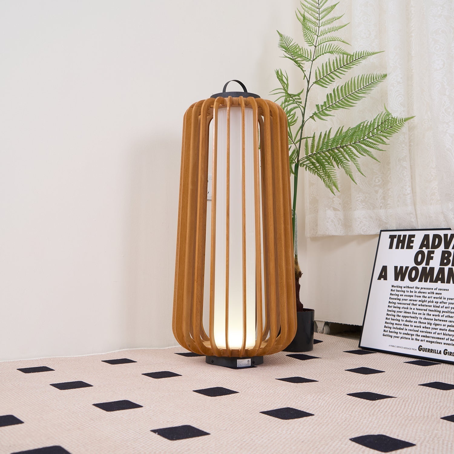 Irina Premium Art Portable Lantern Outdoor Light