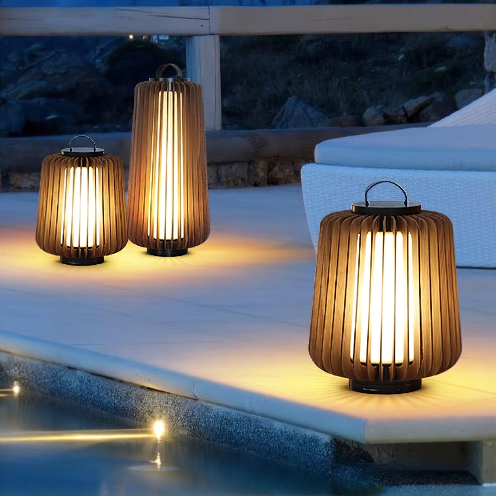 Irina Premium Art Portable Lantern Outdoor Light