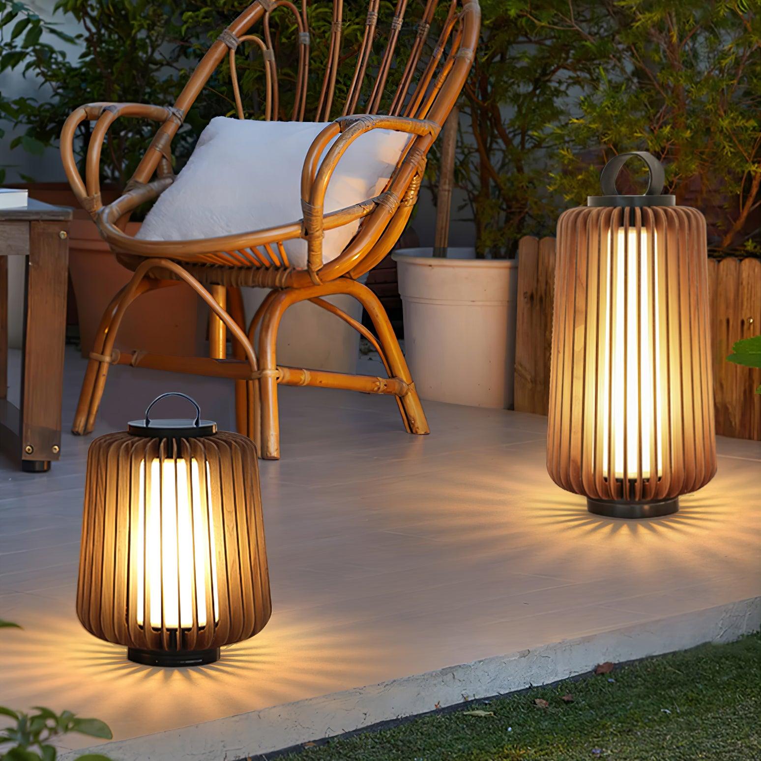 Slat Outdoor Table Light
