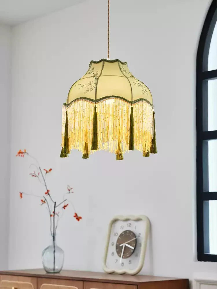 Aveniaya Beaded Fringe Pendant Light