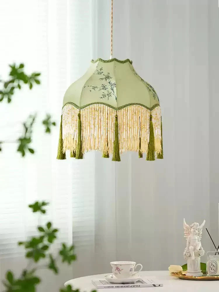 Aveniaya Beaded Fringe Pendant Light