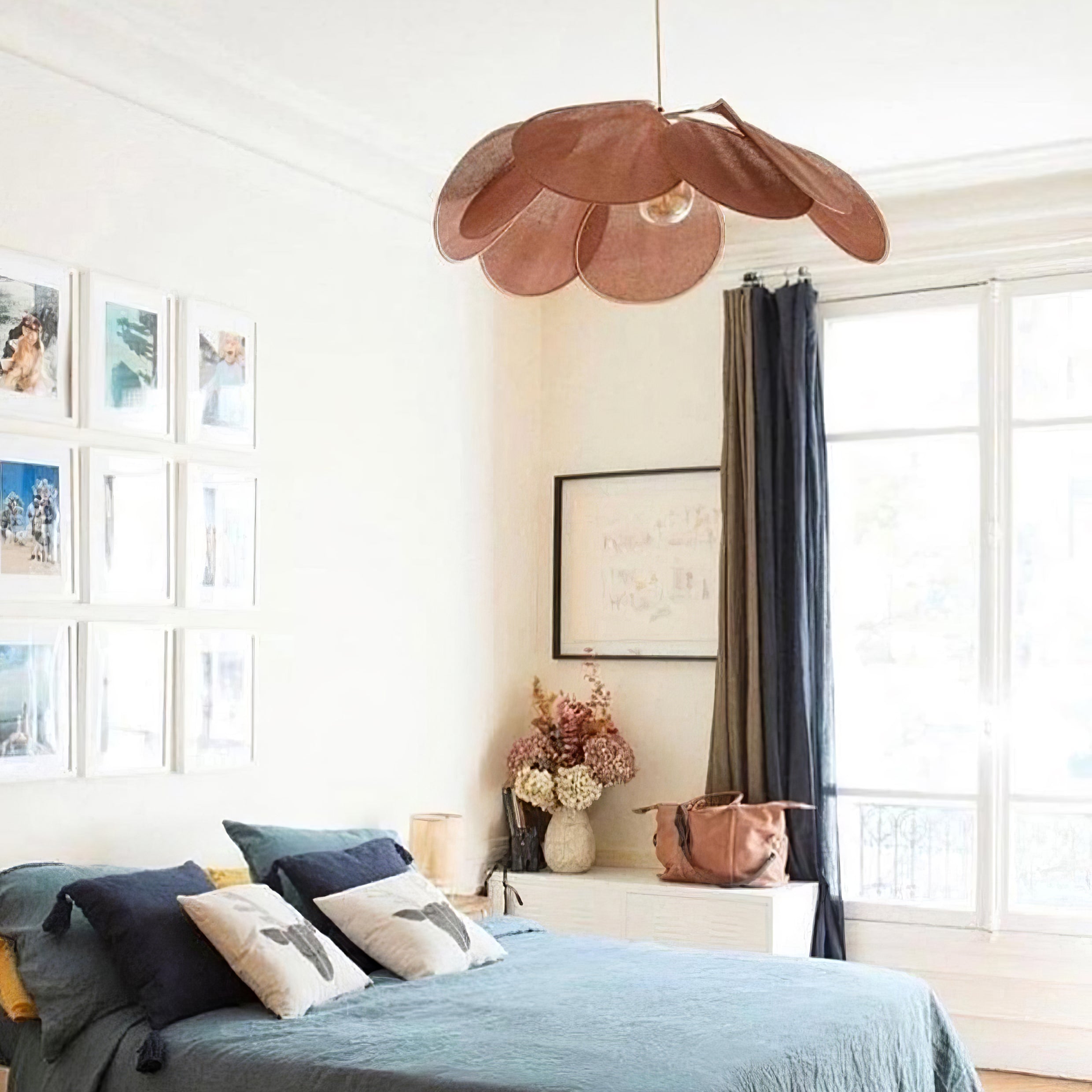 Dax Fabric Nature-inspired Pendant Lamp